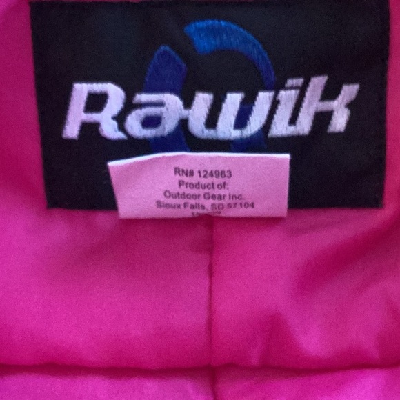 Rawik Cirque Cargo Hot Pink Snow Bibs Ski Overalls, Girls 3T, (LIKE-NEW) - Picture 6 of 7